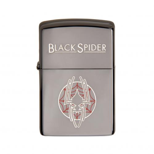 ブラックスパイダー ZIPPO　黒ニッケル